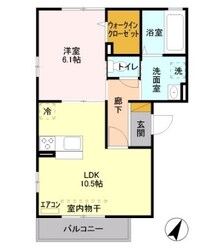 パステルコートの物件間取画像